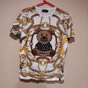 George V Paris Teddy Bear Graphic T-Shirt Size XL Or L